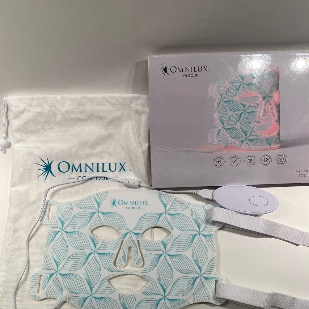 Omnilux Contour LED Face Mask - White and Blue